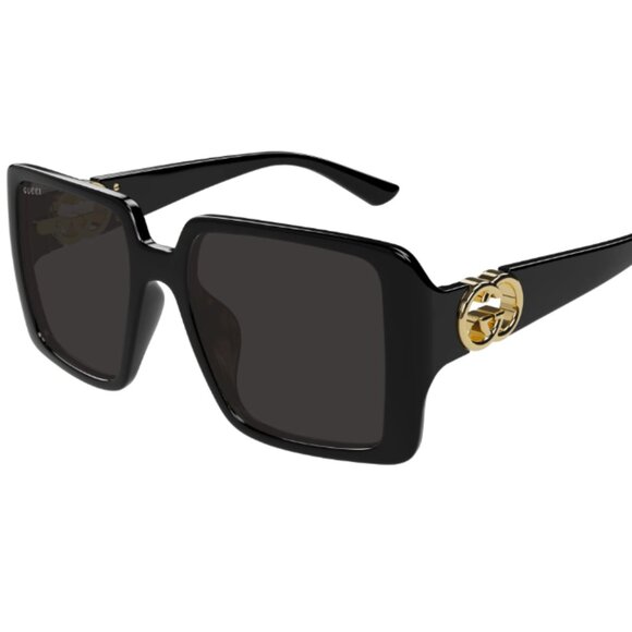 Gucci Women's Sunglasses | Style: GG1692SS-001 | Black + Gold - Picture 1 of 2